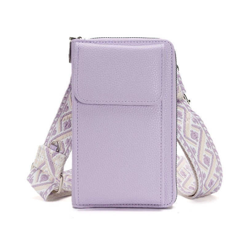 Elegant Mini Skuldertaske i Italiensk Læder til Smartphones