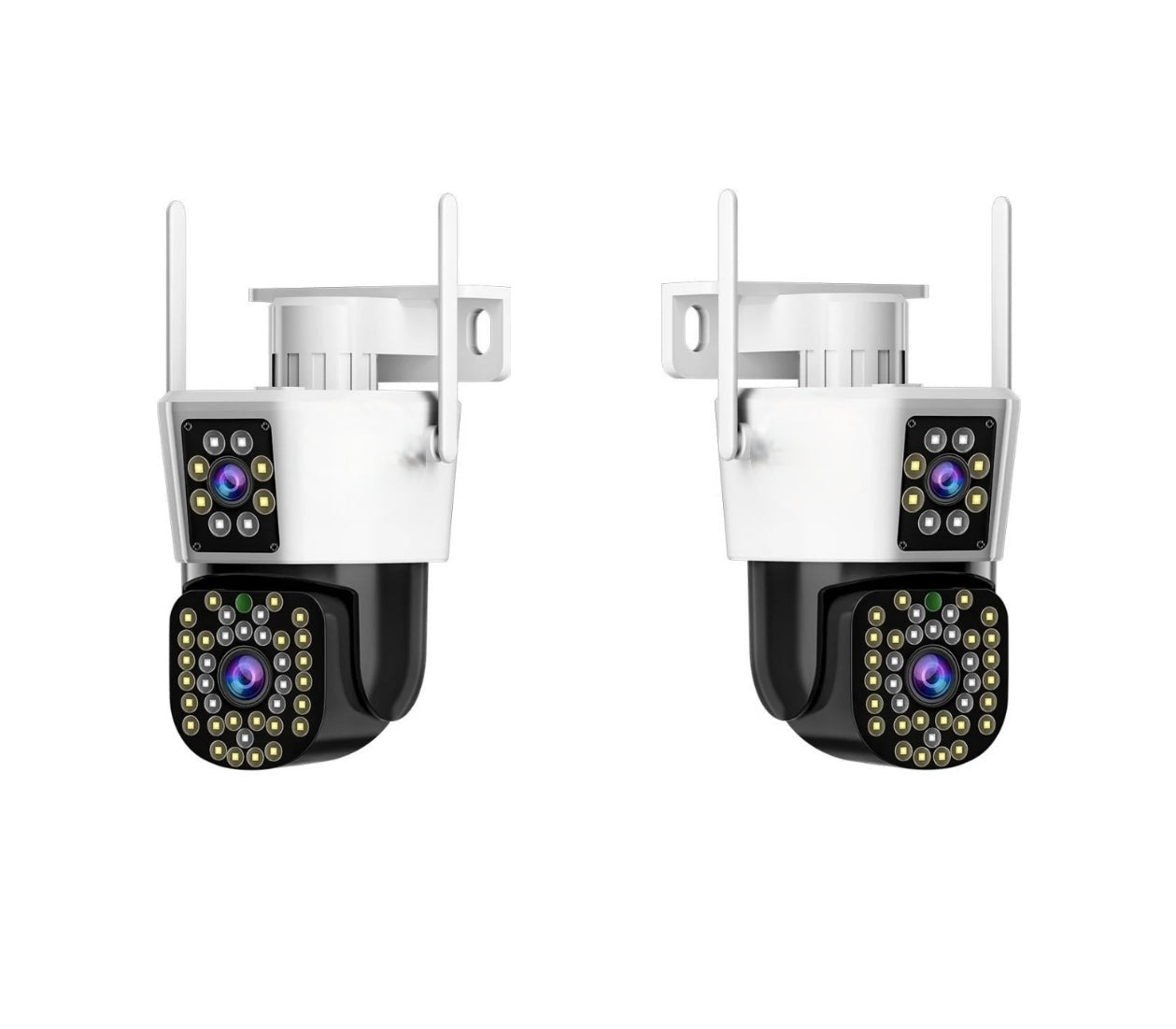 Set med 2 säkerhetskameror med dubbla linser – SecureView Duo 2-pack