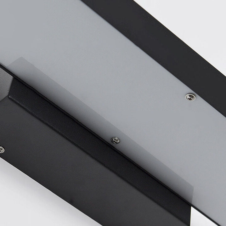 Udendørs LED Væglampe i Rustfrit Stål med Varmt Lys