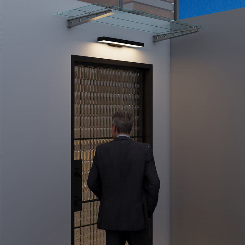 Udendørs LED Væglampe i Rustfrit Stål med Varmt Lys