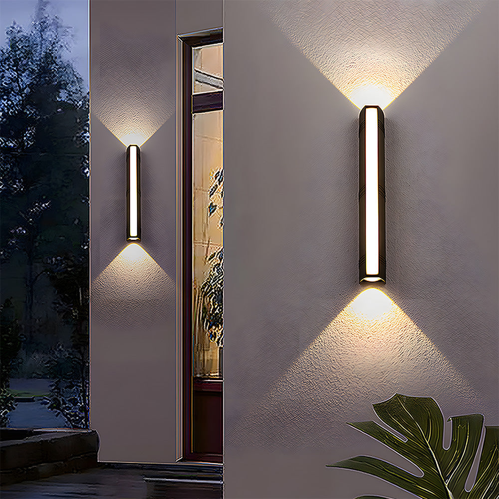 Vandtæt LED Udendørslampe med Moderne Design