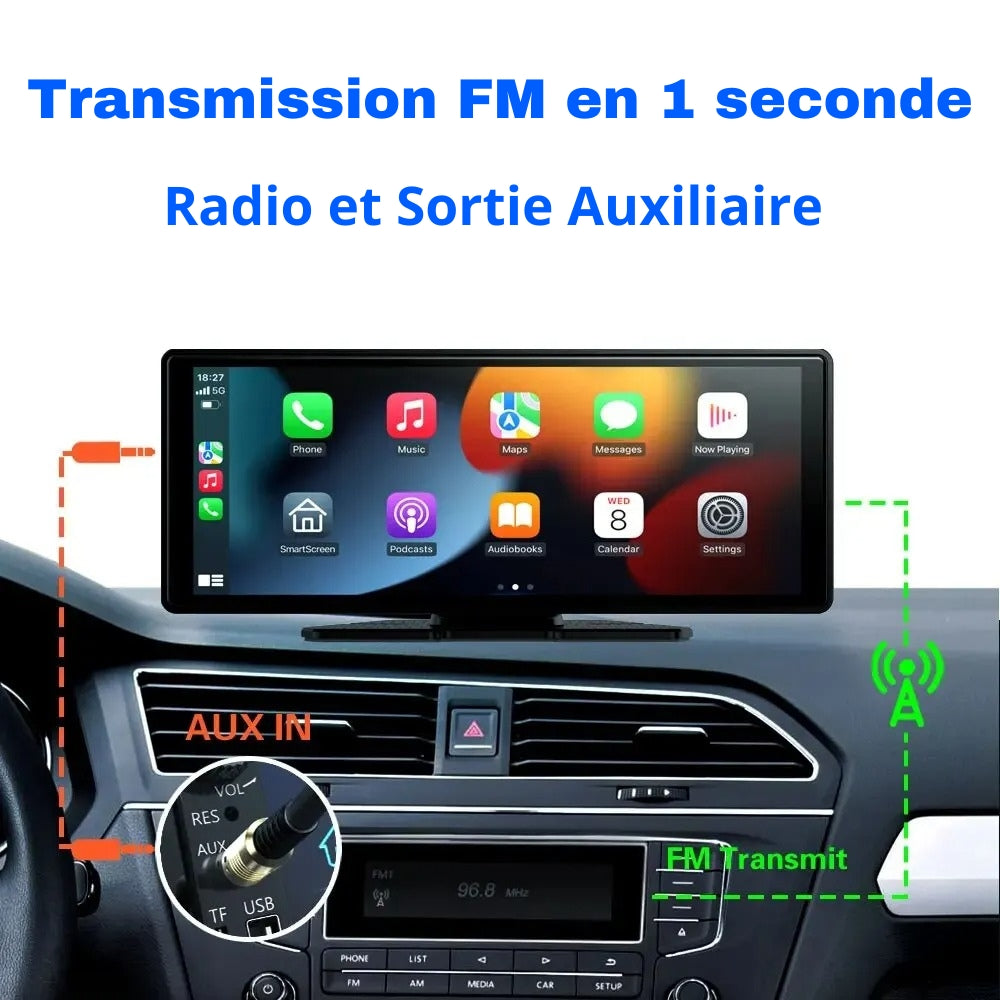 Smart Bilholder med Carplay – Universel Kompatibilitet