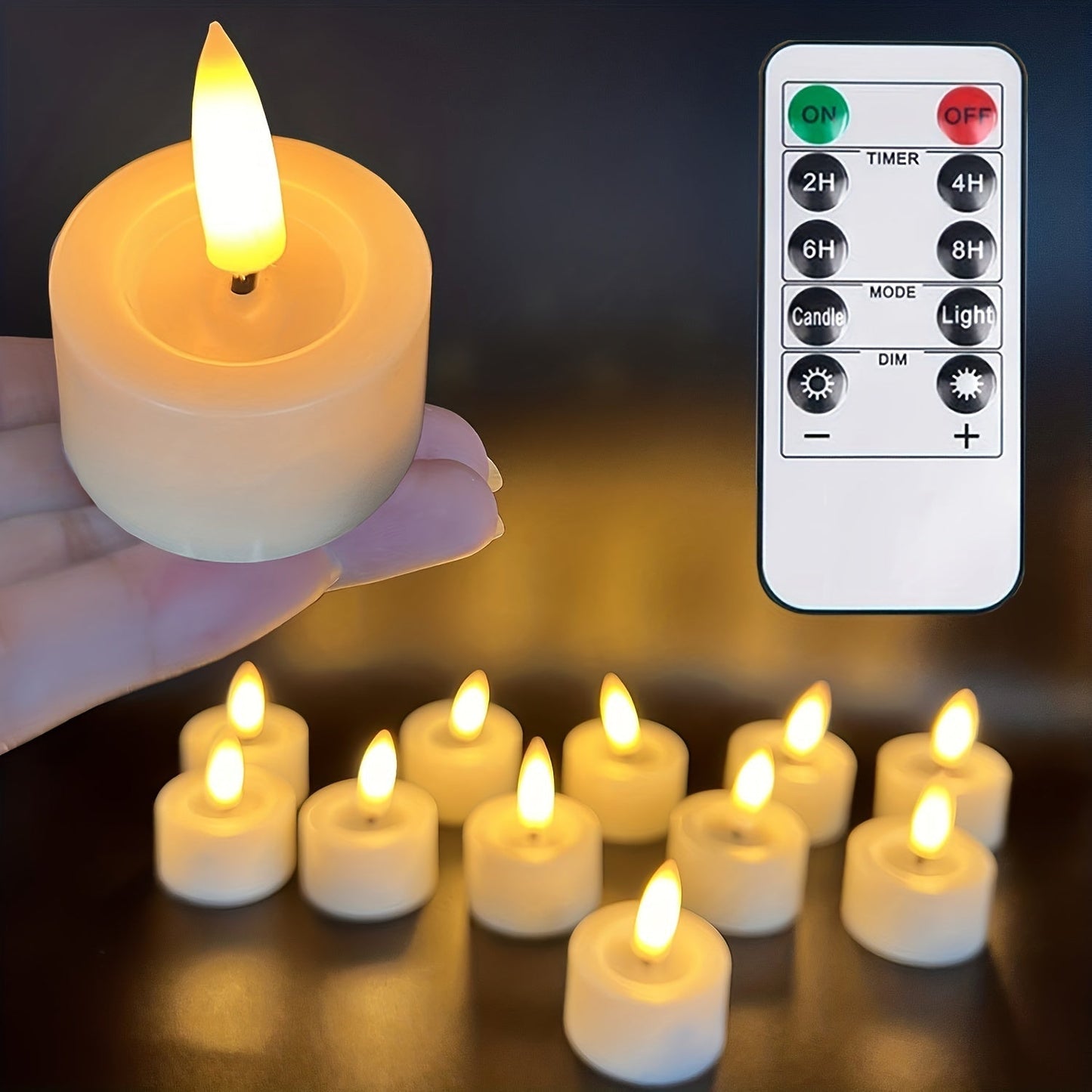 Magiska LED-lampor med Fjärrkontroll och Justerbar Timer