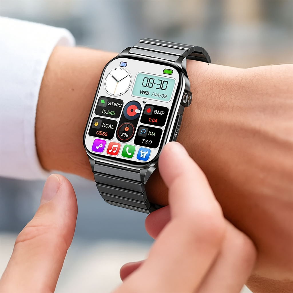 Senior Smartwatch med SOS-larm och Hälsoövervakning
