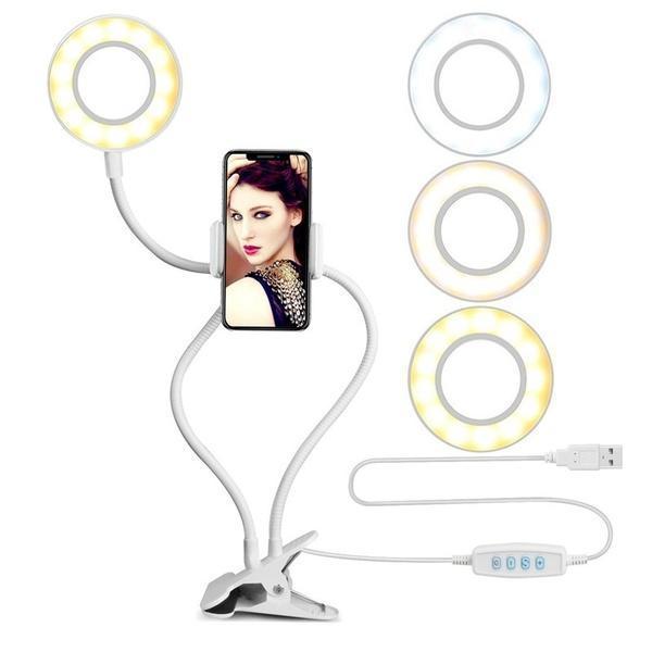 Flexibel Telefonringlampa med Justerbar Storlek