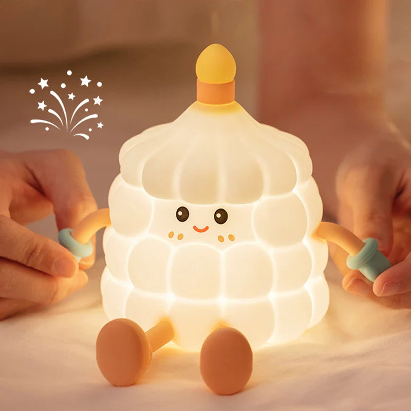 Mjuk Nattlampa i Silikon – Säker och Lugnande Molnlampa