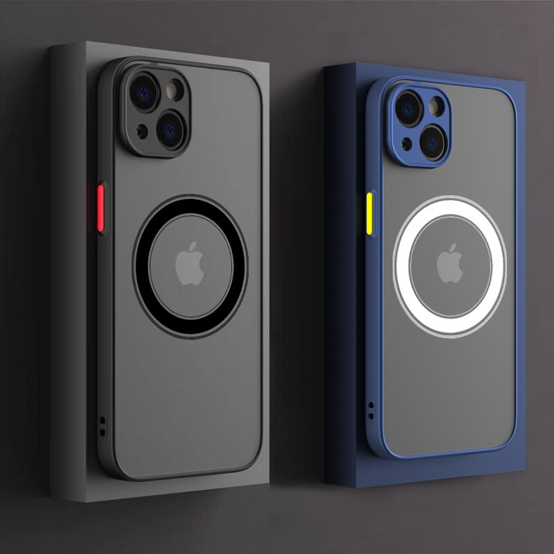 Svalt MagSafe iPhone-skal med stötsäkert skydd