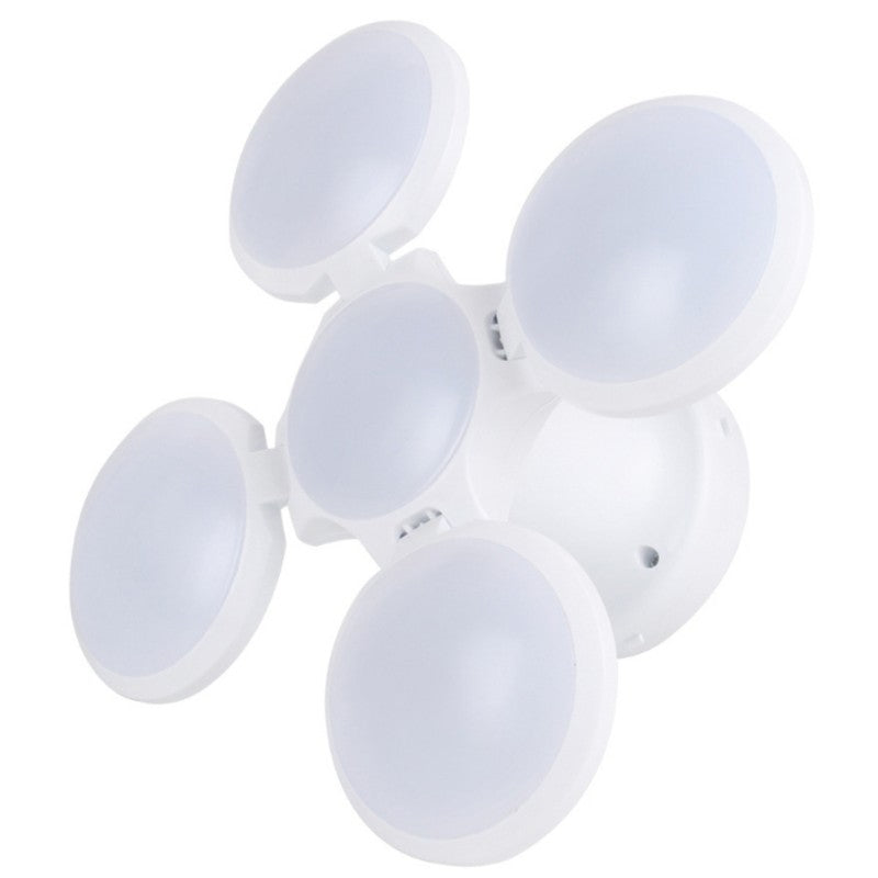 F hopfällbar multifunktionell solcellsdriven LED-lampa med 5 ljusinställningar, 2400mAh batteri för trädgård, strömavbrott, camping, fiske med mera (1 st)