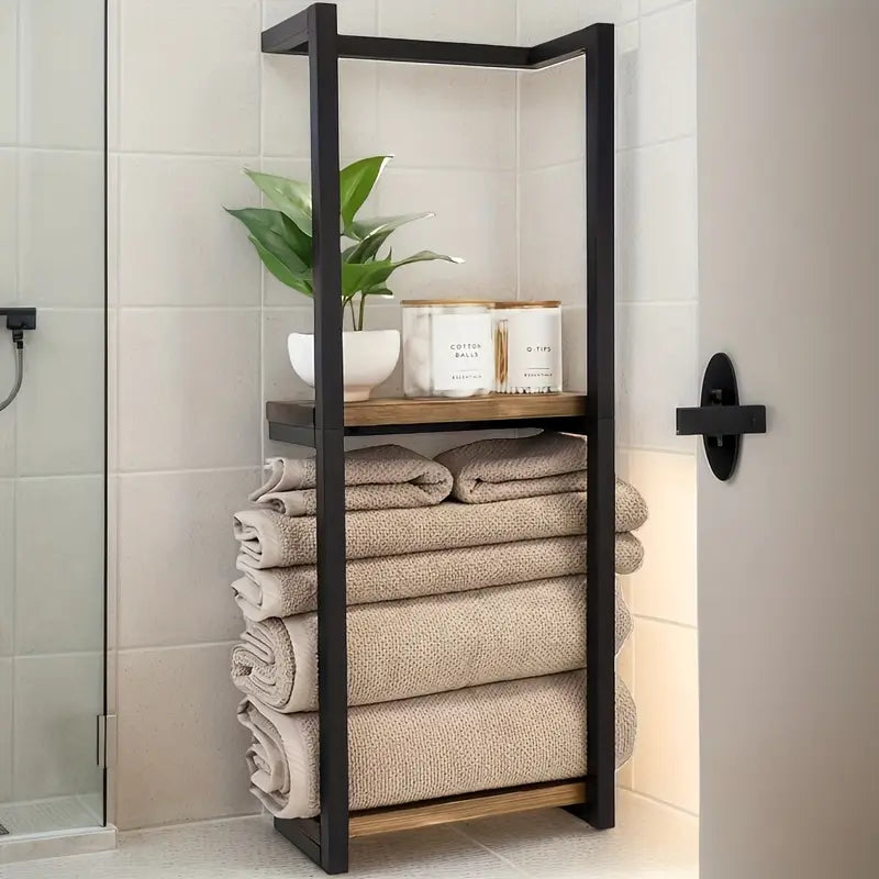 Vägghängd handdukshållare | Platsbesparande & elegant design