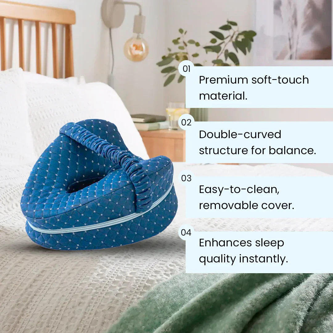 Ergonomisk Benpude i Memory Foam til Smertefri Søvn