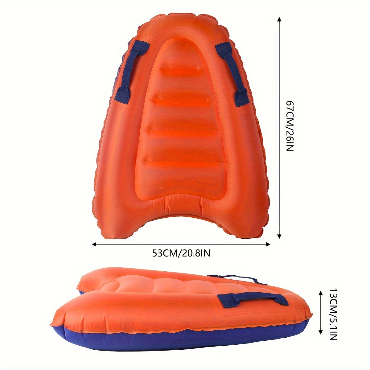 Uppblåsbar surfbräda med handtag – FloatBoard