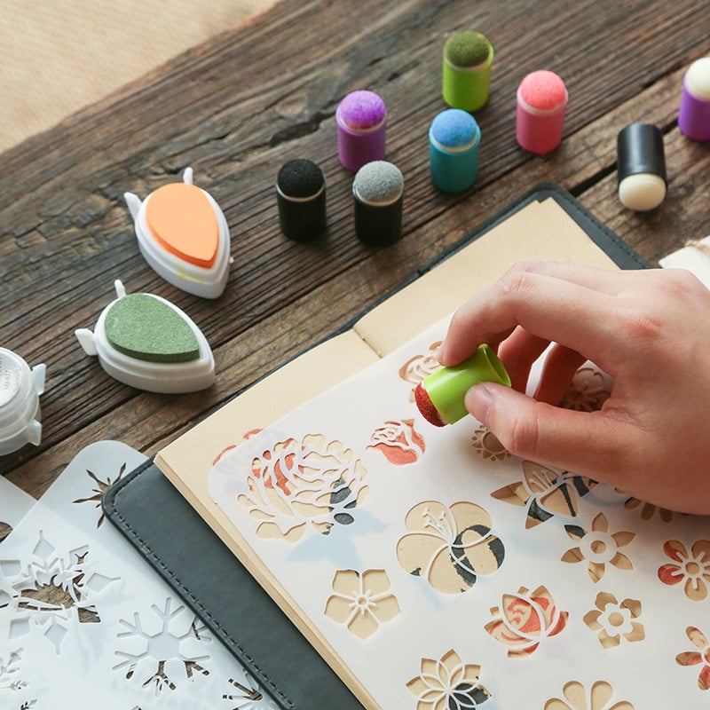 Farvesæt til Fingerkunst – Kreativ Leg for Børn