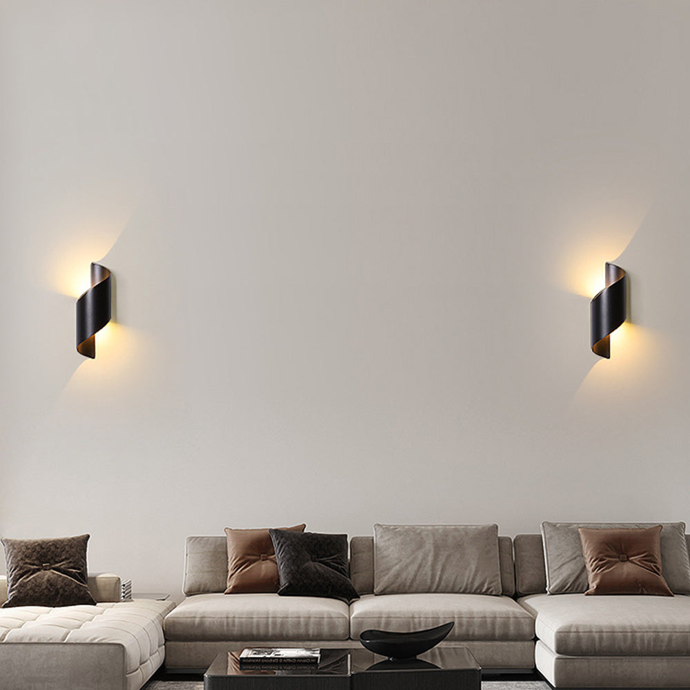 Moderne LED Væglampe i Vandtæt Aluminium Design