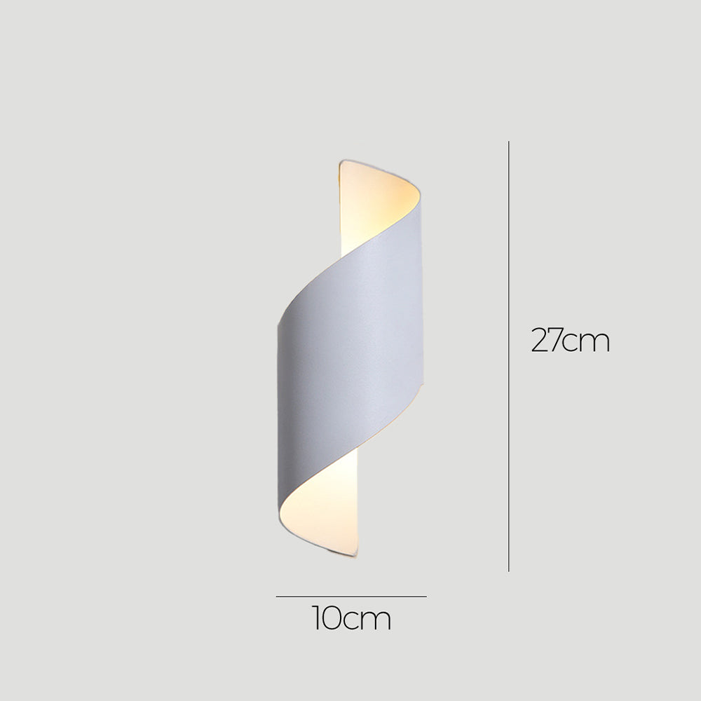 Moderne LED Væglampe i Vandtæt Aluminium Design