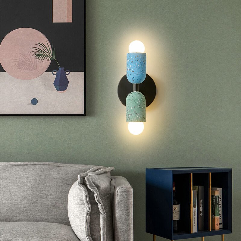 Wabi-Sabi Vägglampa – Dubbel belysning för ett lugnt hem