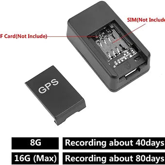 Mini GPS Tracker med Magnetisk Fæste
