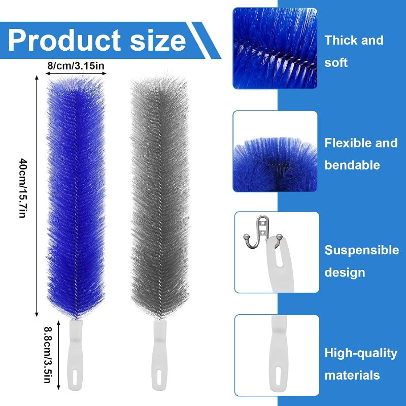 Fleksible Mikrofiber Støvrensere – Genanvendelige Rengøringsværktøjer til Blade, Luftkanaler & Persienner