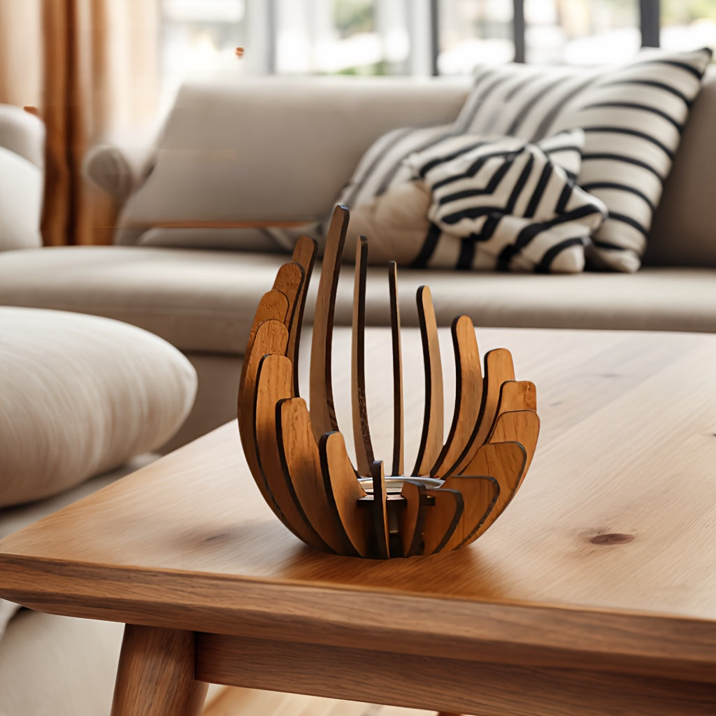 Elegant Lotos Lysestage – Håndlavet i Lagdelt Design