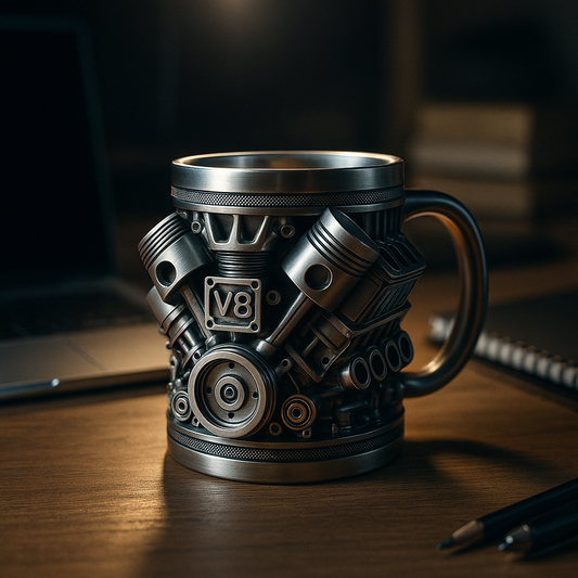 Mechaniker Kop Tasse – Håndlavet Motordesign