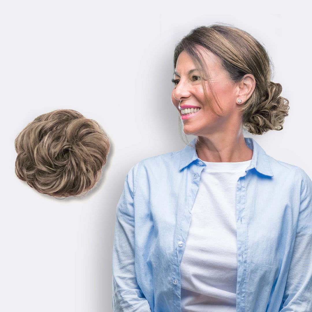 Hårforlængelse Scrunchie – BunHår