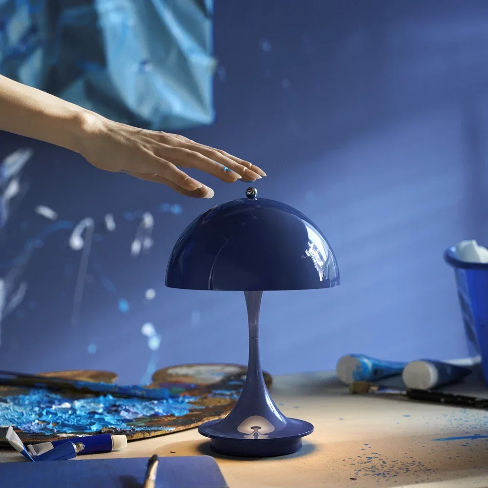 Trådløs Bordlampe med Genopladeligt Batteri – Stilfuldt Design