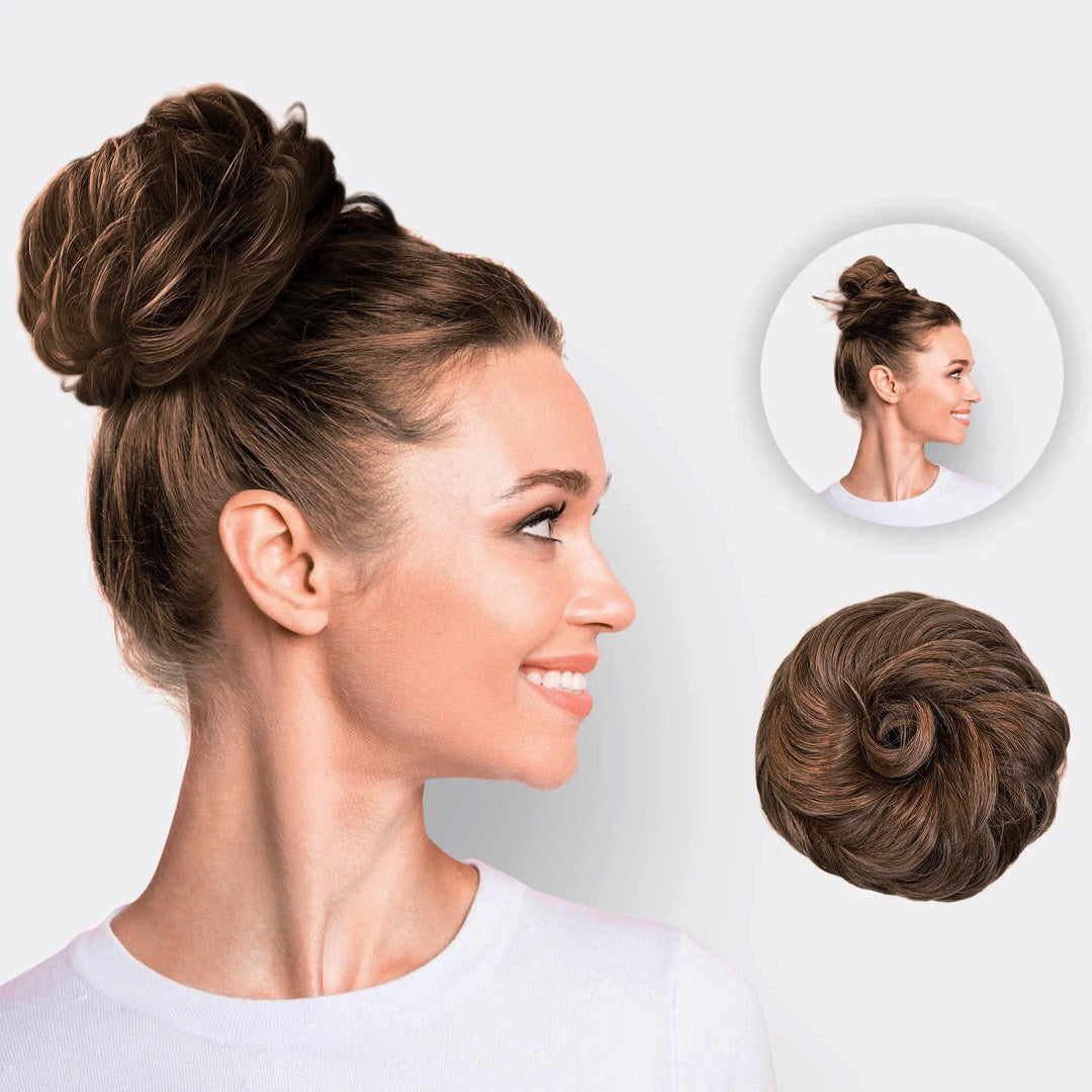 Hårforlængelse Scrunchie – BunHår