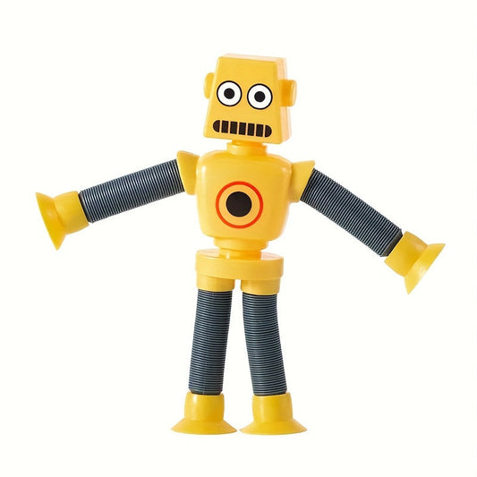 Interaktiv Robot Legetøj til Børn med Sugekop og Pop Tube