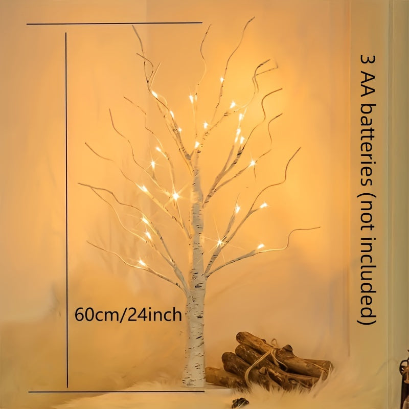 Elegant LED-lysende Dekorationstræ – Skab en Magisk Atmosfære
