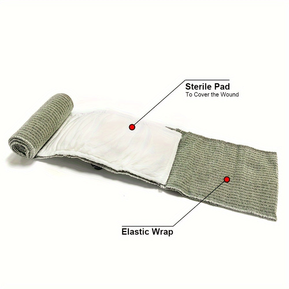 Fleksibel Førstehjælpsbandage med Steril Wound Pad – Til Indendørs og Udendørs Brug