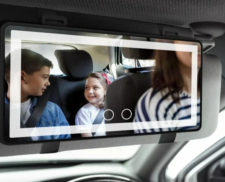 LED Bakspejl til Bilen med Multifunktionalitet