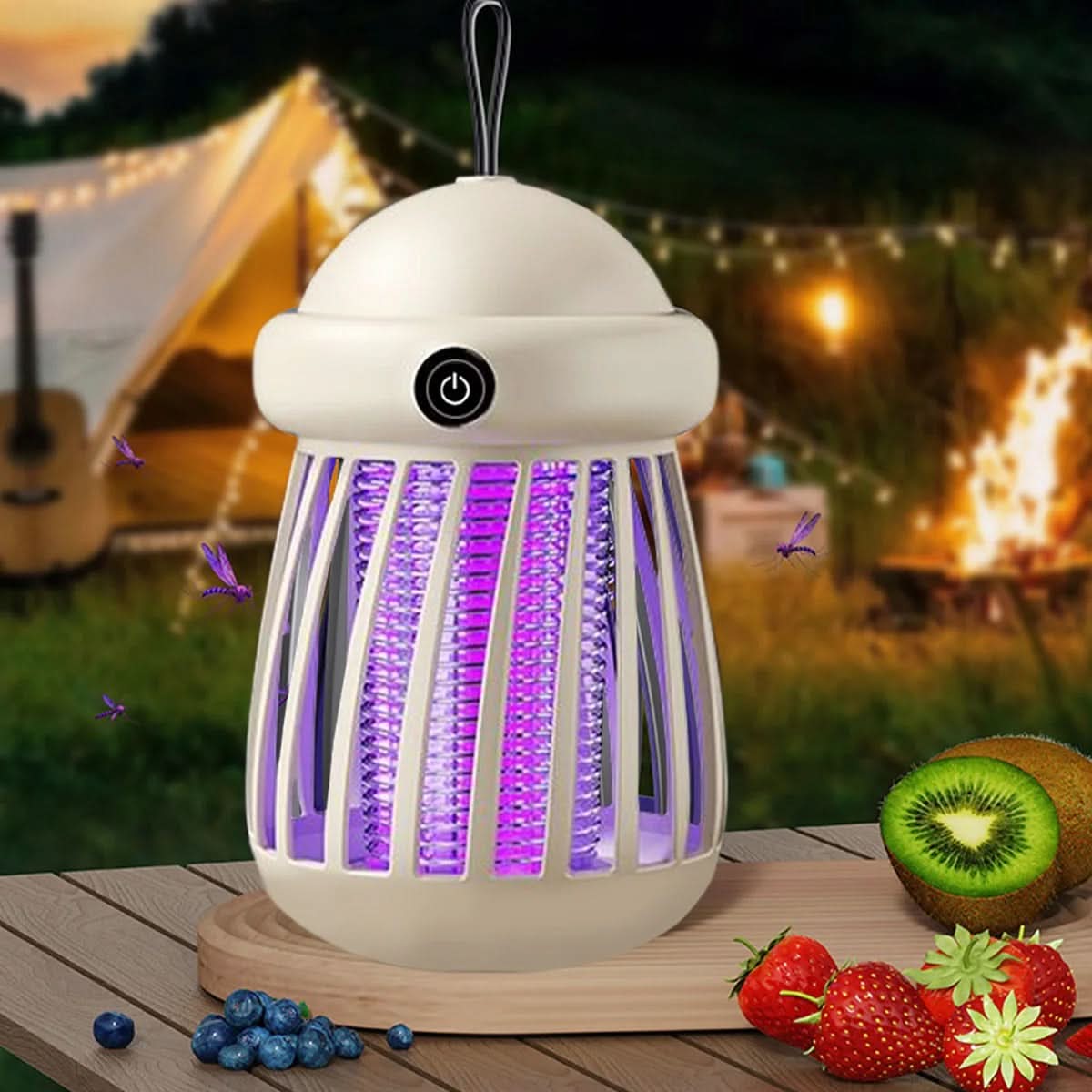 Myggfälla med UV-lampa och 3000V elchock
