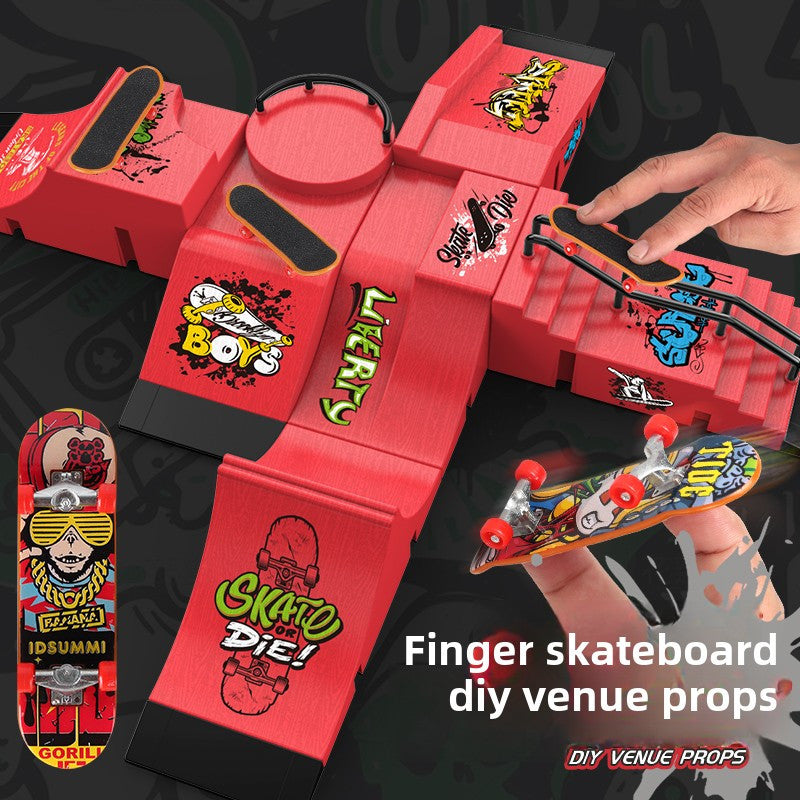 MiniRamp Finger Skatepark – Kreativ Leg og Færdighedstræning