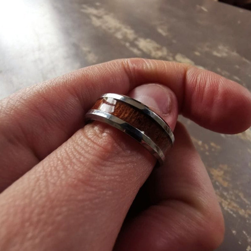 Elegant Livets Træ Ring i Rustfrit Stål til Kvinder - Vira