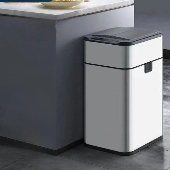 Smart Rustfrit Stål Automatisk Sensor Affaldsspand