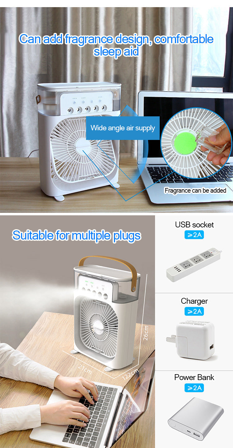 Bærbar Mini Air Cooling Fan