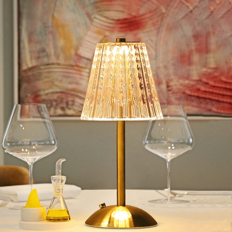 Trådløs Bordlampe med Justerbar LED og Touchkontrol