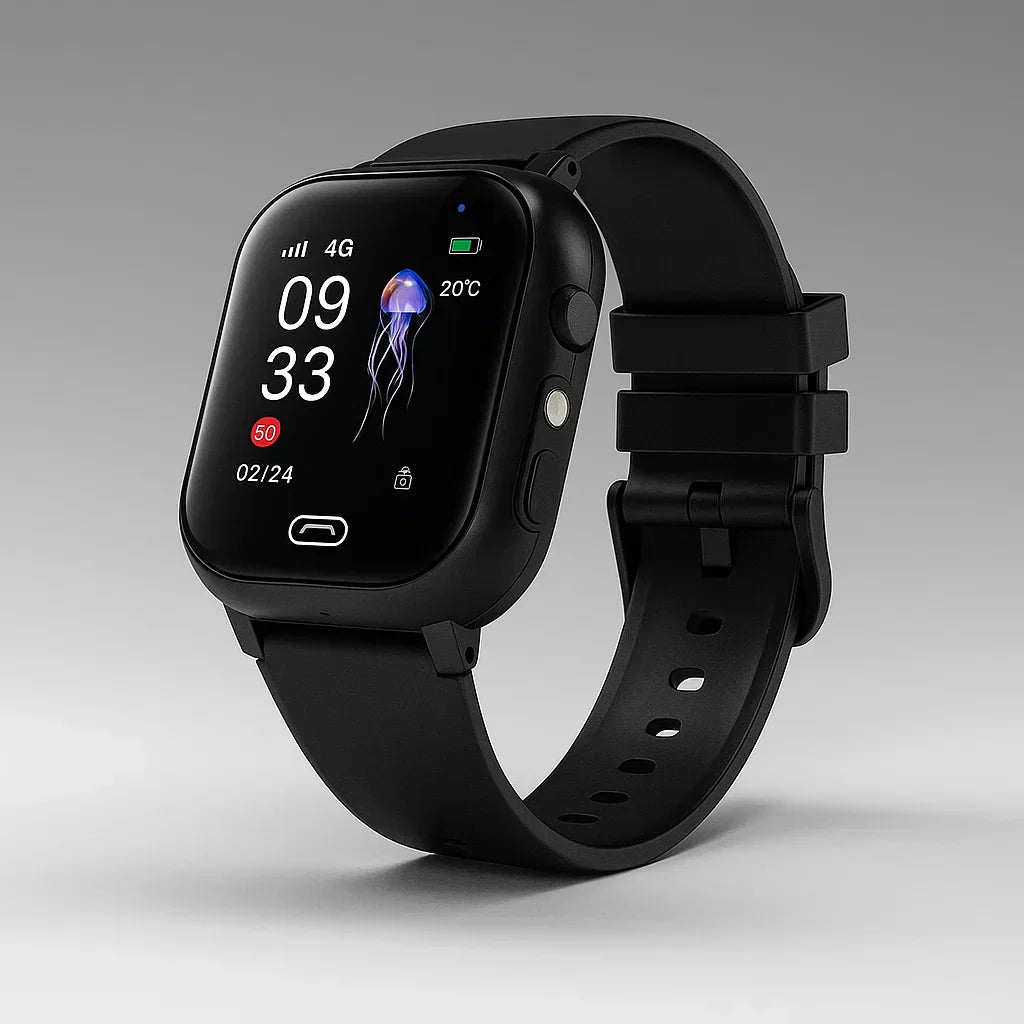 Smartwatch med GPS för barn | Vattenavvisande 4G-telefon med video och SOS
