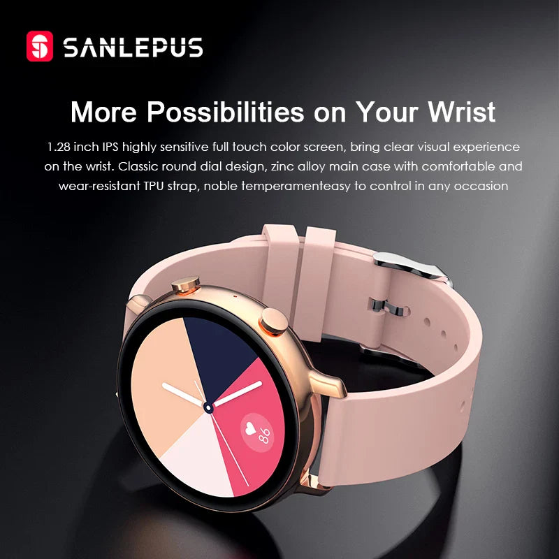 Smartwatch 2024 med elegant design och bred kompatibilitet