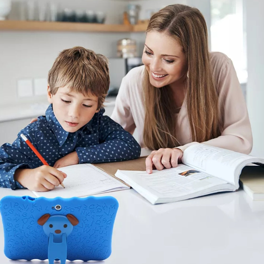 Børnevenlig 7-tommer Tablet med Stødabsorberende Design og Forældreindstillinger
