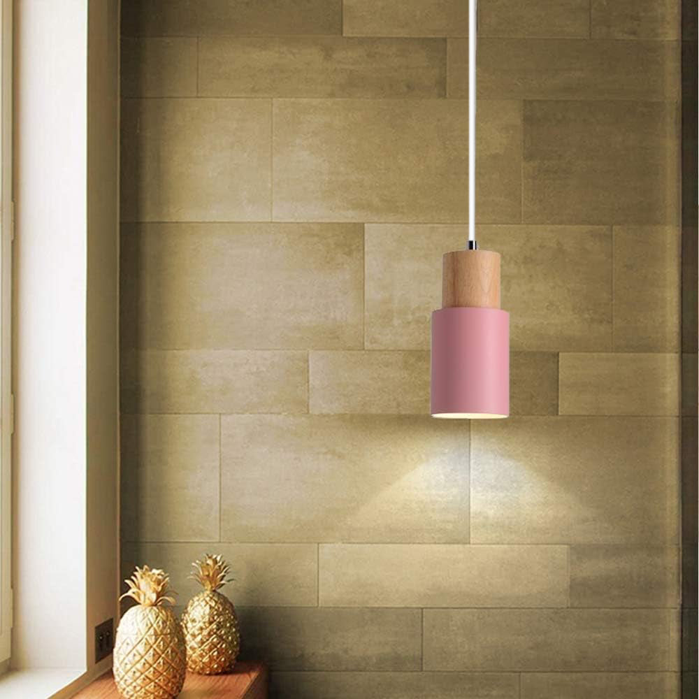 Elegant Träpendel i Svart – Modern Cylinderdesign