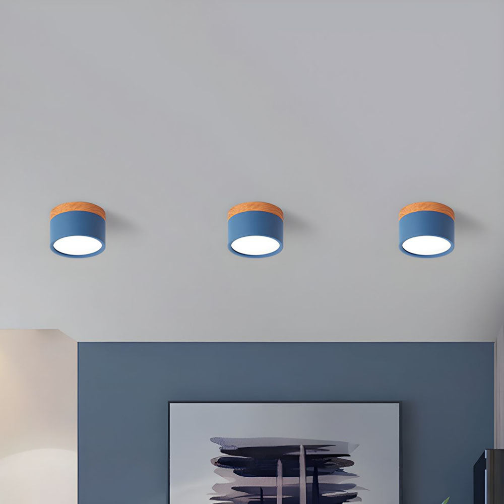Stilfuldt Loftlys i Pink med Energibesparende LED