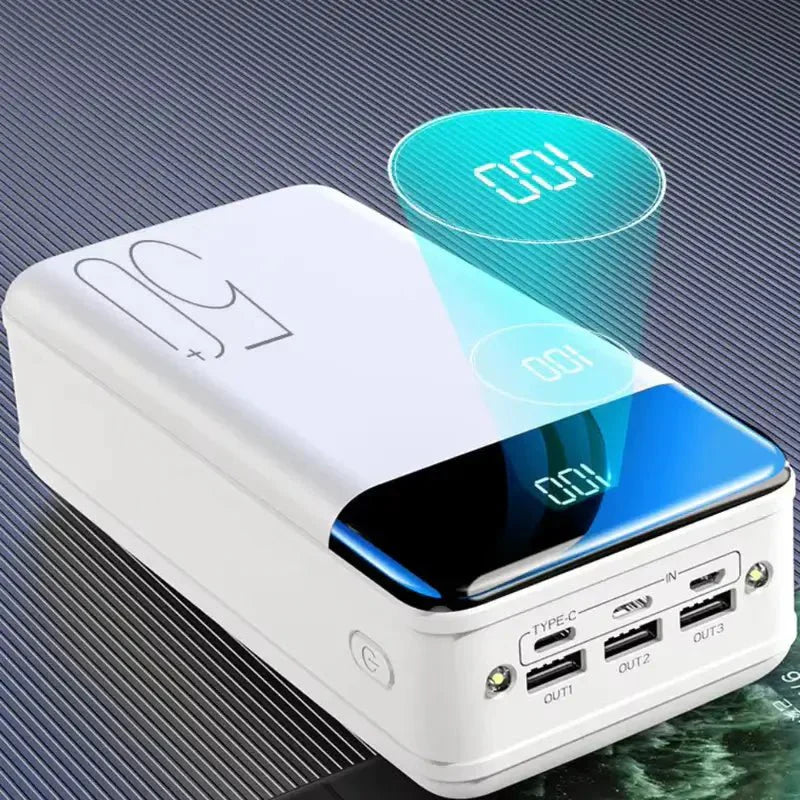 Kraftfuld Powerbank med 50.000 mAh Kapacitet