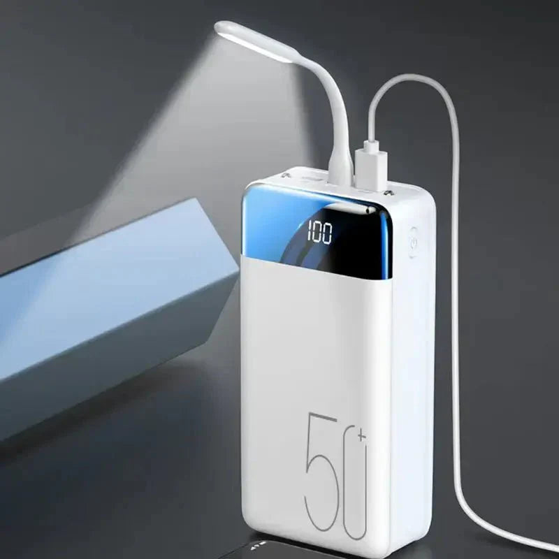 Kraftfuld Powerbank med 50.000 mAh Kapacitet