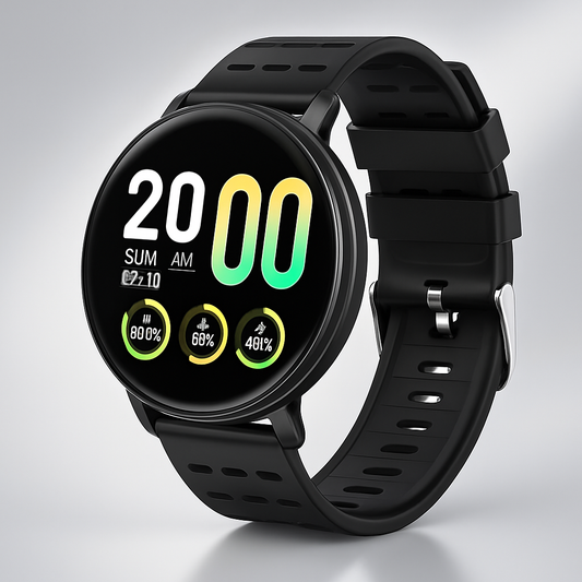 Vandtæt smartwatch med fitness tracker og aktivitetsmonitorering
