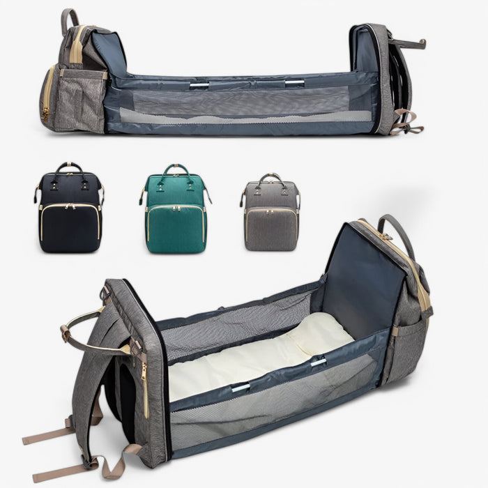 Smart Børnepleje Taske med Indbygget Cuddle Bed