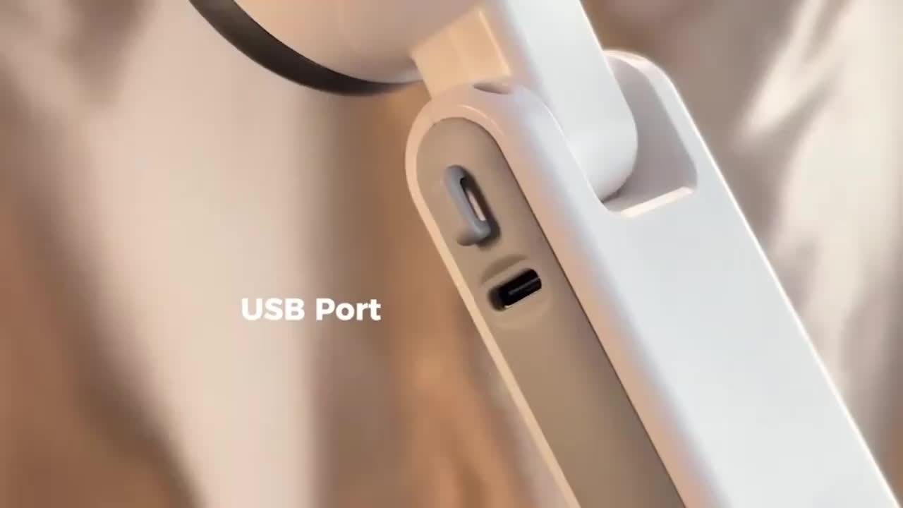 Kompakt USB-fläkt med 5 hastigheter – 3-i-1 design