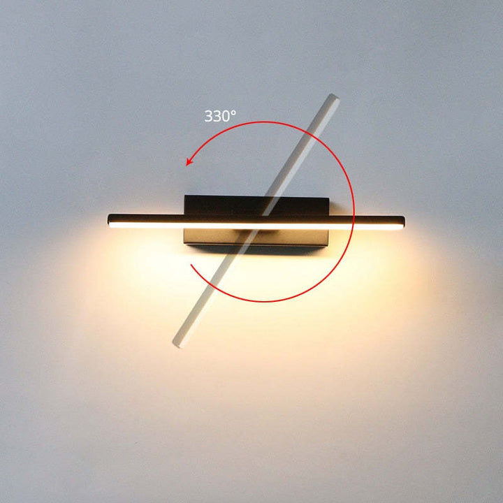 Stilfuld Væglampe med Roterbart Design og LED Lys