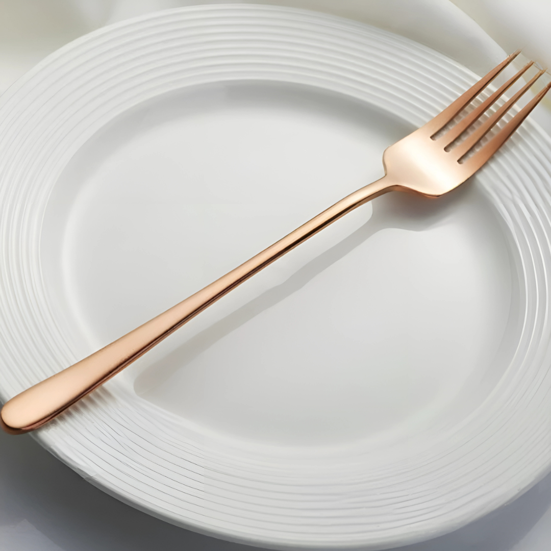 Modernt bestickset i rostfritt stål – Elegant och hållbar gaffel