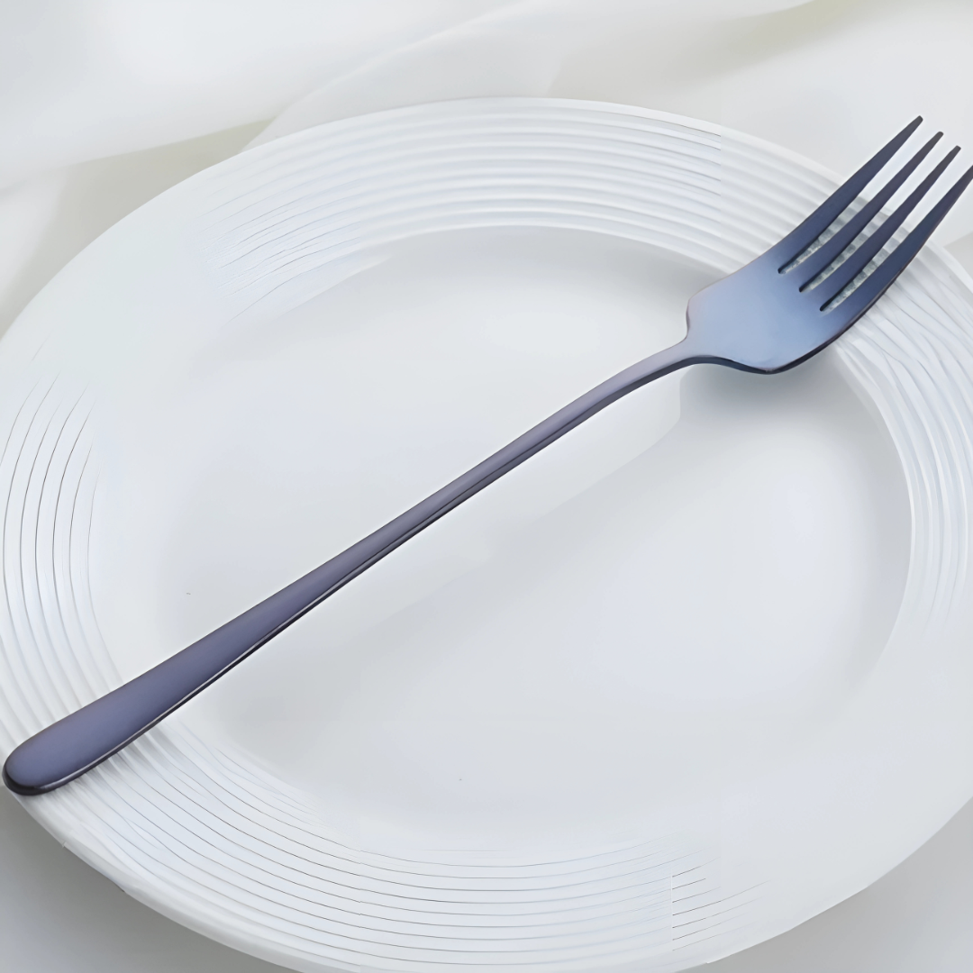 Modernt bestickset i rostfritt stål – Elegant och hållbar gaffel