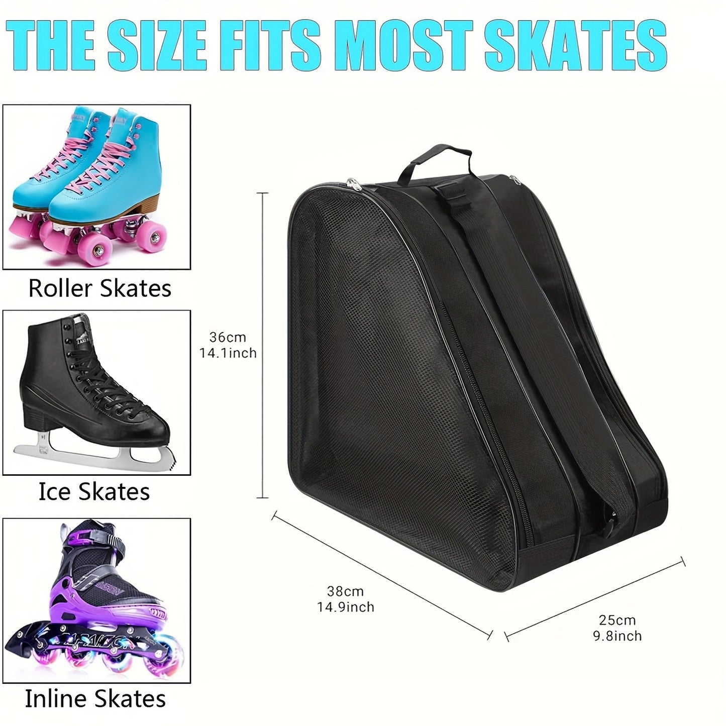 SkateBuddy Transporttaske – Optimal beskyttelse til dine skøjter
